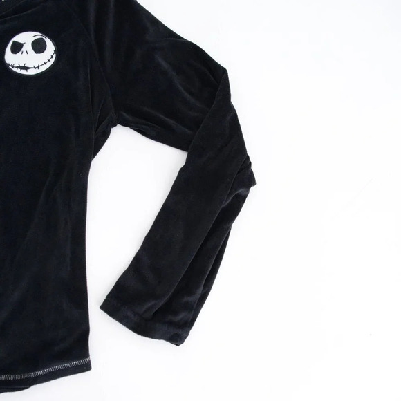 Disney The Night Before Christmas Black Half Button Down  Shirt Large - Picture 5 of 10